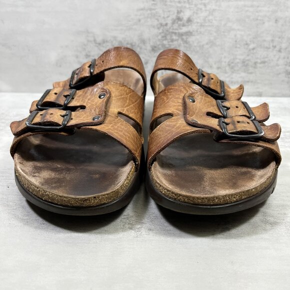Mephisto Zach Leather Strap Sandals - Men's Size EU 44 / US 10-10.5 - Picture 2 of 8
